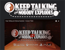 Tablet Screenshot of keeptalkinggame.com